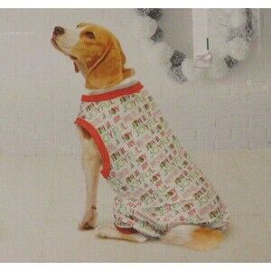 Wondershop Pet Pajamas Dog Size L Holiday Christmas Joyful NEW